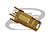 CONECTOR IEC 169-13 TIPO 1.6/5.6 FÊMEA RETO PCI