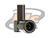 CONECTOR IEC 169-29 TIPO 1.0/2.3 MACHO ANGULAR CABO CRIMPAGEM 02Y(ST)CY 0.45/2.0 ROSCA