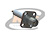 CONECTOR SMA FÊMEA RETO PAINEL BASE QUADRADA 12,70MM ISOLANTE DE 15,20MM