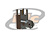 CONECTOR SMA FÊMEA ANGULAR PCI DISTÂNCIA CENTRO PINOS 5,08MM