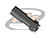 CONECTOR F MACHO RETO CABO CRIMPAGEM RGC-11