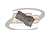 CONECTOR F MACHO RETO CABO ROSCA RG-6