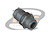 ADAPTADOR N 50 OHMS FÊMEA X FÊMEA RETO PAINEL BASE REDONDA ROSCA E PORCA