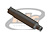 CONECTOR N 50 OHMS FÊMEA RETO