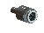CONECTOR N 50 OHMS FÊMEA RETO CABO CRIMPAGEM RGC-58 COM PINO MACHO (REVERSO)