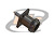CONECTOR N 50 OHMS FÊMEA RETO PAINEL