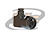 CONECTOR N 50 OHMS MACHO ANGULAR CABO PRENSA CABO RG-303