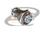 ADAPTADOR DE CONVERSÃO RETO N FEMEA X DIN 4.1/9.5 MACHO