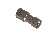 CONECTOR UHF MACHO RETO CABO PRENSA CABO 1/2" FLEXÍVEL PINO SOLDA