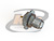 CONECTOR UHF MINI FÊMEA RETO PAINEL BASE REDONDA ROSCA E PORCA
