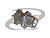 CONECTOR UHF MINI FÊMEA RETO PAINEL