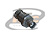 ADAPTADOR BNC 50 OHMS MACHO X FÊMEA RETO PAINEL BASE REDONDA ROSCA E PORCA