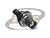 CONECTOR BNC 50 OHMS FÊMEA RETO CABO PAINEL CRIMPAGEM RG-223 PINO FIXO