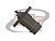 CONECTOR BNC 50 OHMS FÊMEA RETO PAINEL BASE QUADRADA 17,50MM