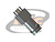 CONECTOR BNC 50 OHMS FÊMEA RETO PCI