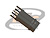 CONECTOR BNC 50 OHMS FÊMEA RETO PCI