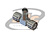 ADAPTADOR TNC ( T ) 2 MACHOS X 1 FEMEA