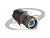 CONECTOR TNC FÊMEA RETO CABO PRENSA CABO RG-58 PINO MACHO